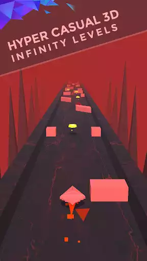 Play Polygon Runner: Endless runner as an online game Polygon Runner: Endless runner with UptoPlay