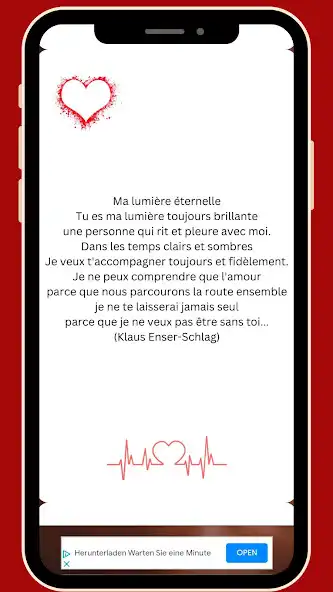 Play Poèmes damour as an online game Poèmes damour with UptoPlay