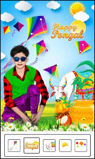 Play Pongal Photo frame as an online game Pongal Photo frame with UptoPlay