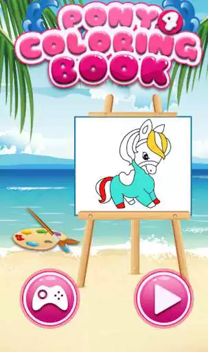 Play Pony Coloring Book  and enjoy Pony Coloring Book with UptoPlay