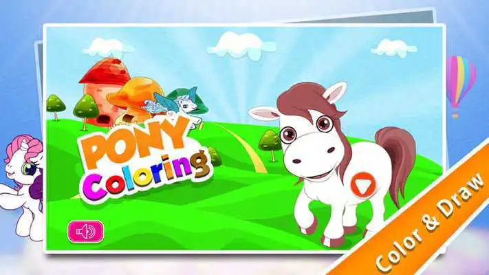 Play Pony Coloring For Toddlers