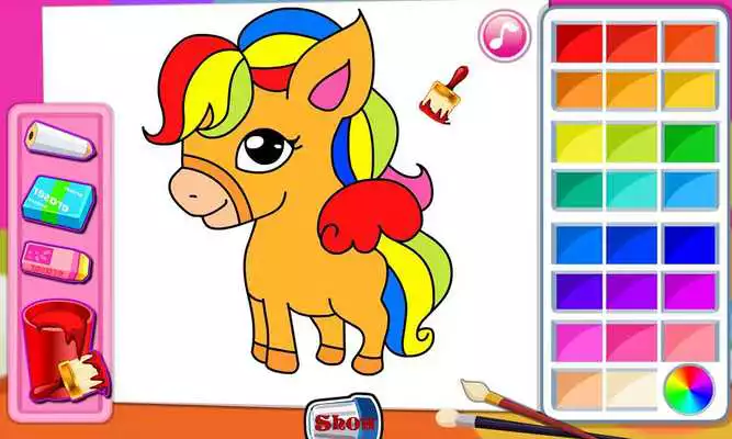 Play Pony Coloring Game and enjoy Pony Coloring Game with UptoPlay Play Pony Coloring Game and enjoy Pony Coloring Game with UptoPlay