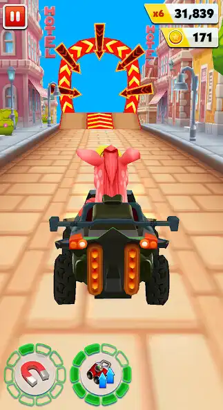 Play Pony Craft Unicorn Car Racing as an online game Pony Craft Unicorn Car Racing with UptoPlay