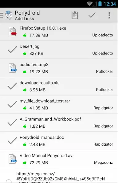 Play Ponydroid Download Manager as an online game Ponydroid Download Manager with UptoPlay