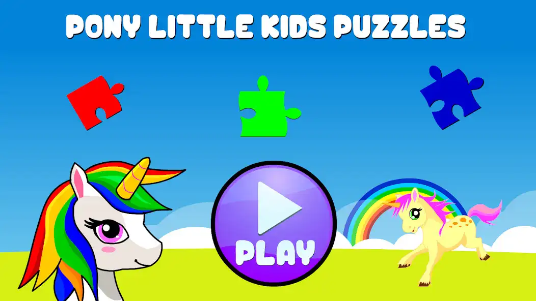 Play Pony Little Kids Puzzles  and enjoy Pony Little Kids Puzzles with UptoPlay