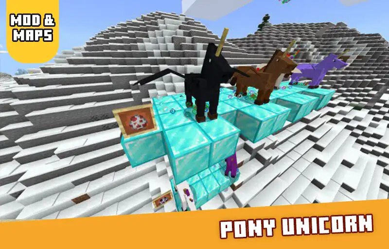 Play Pony Mod Unicorn Map for MCPE as an online game Pony Mod Unicorn Map for MCPE with UptoPlay