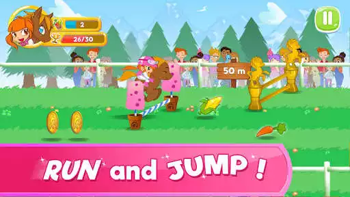 Play Pony Run : Magic Trails as an online game Pony Run : Magic Trails with UptoPlay