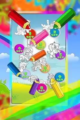 Play Pony Unicorn Coloring For Kids