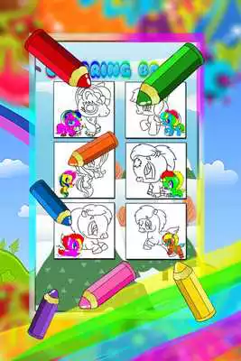 Play Pony Unicorn Coloring For Kids