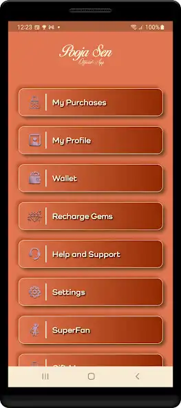 Play Pooja Sen Official App as an online game Pooja Sen Official App with UptoPlay