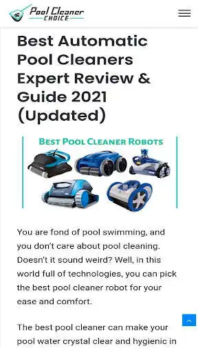 Play Pool Cleaner Choice App  and enjoy Pool Cleaner Choice App with UptoPlay