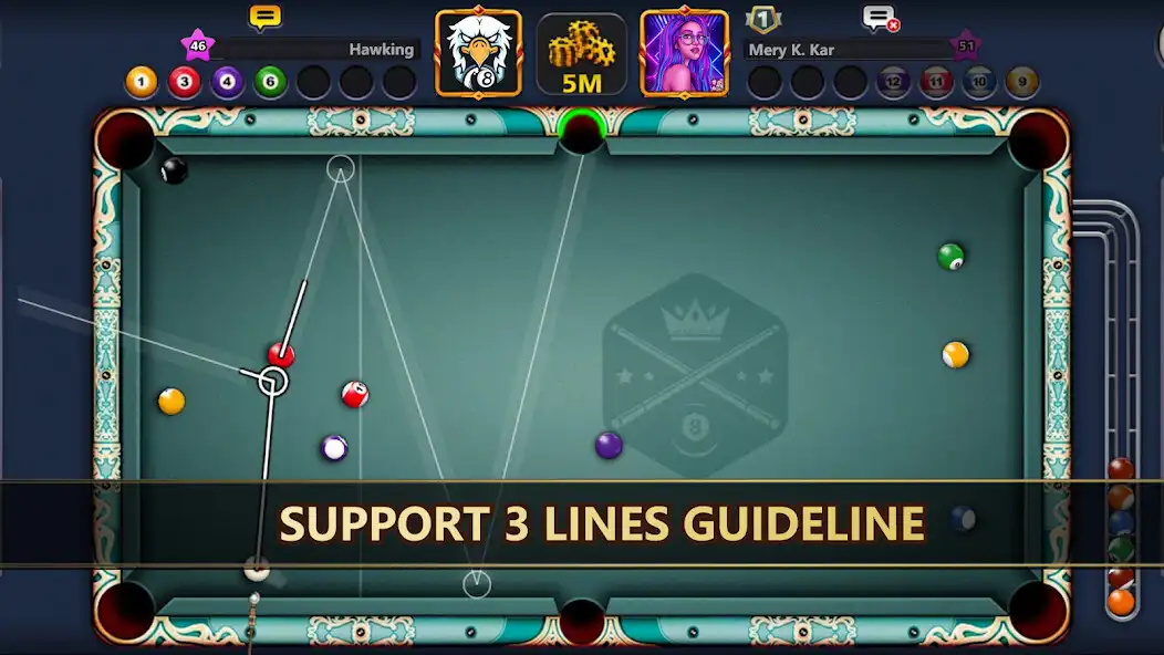 Play Pool Guideline Billiards Ball as an online game Pool Guideline Billiards Ball with UptoPlay