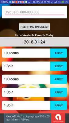 Play Pool Reward Instant