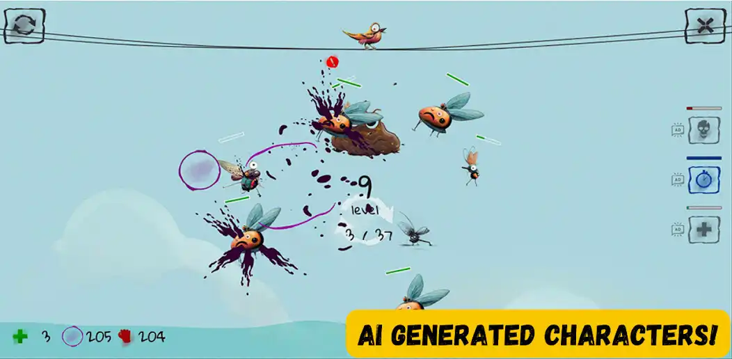 Play Poop  flies  and enjoy Poop  flies with UptoPlay