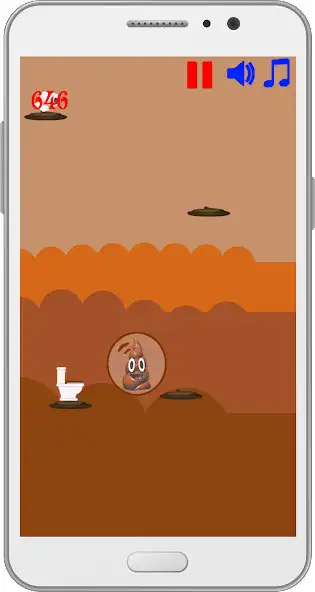 Play poop jump as an online game poop jump with UptoPlay