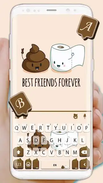 Play Poop N Paper Keyboard Theme  and enjoy Poop N Paper Keyboard Theme with UptoPlay
