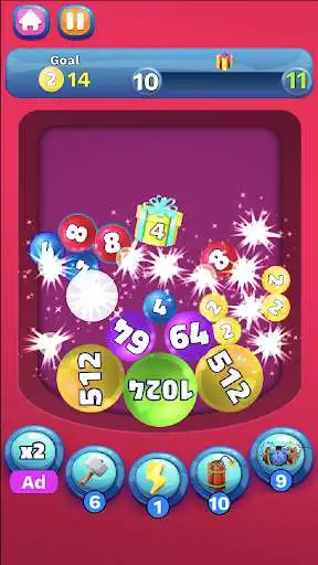 Play Pop 2048! as an online game Pop 2048! with UptoPlay