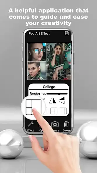 Play Pop Art Maker-Photo Frames Pro as an online game Pop Art Maker-Photo Frames Pro with UptoPlay