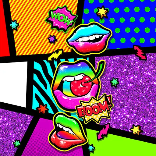 Play Pop Art Rainbow Lip- Wallpaper APK Play Pop Art Rainbow Lip- Wallpaper APK