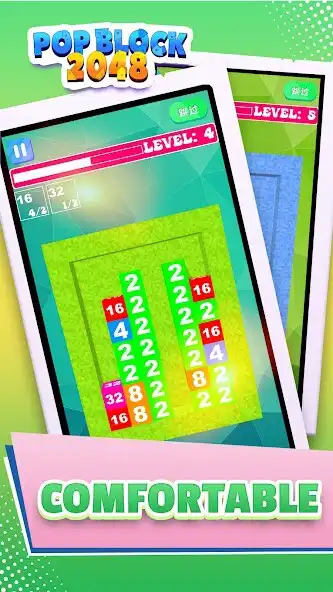 Play Pop Block 2048 - Cube Merge as an online game Pop Block 2048 - Cube Merge with UptoPlay