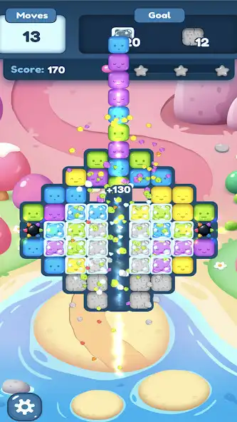 Play Pop Block Match 2022 as an online game Pop Block Match 2022 with UptoPlay