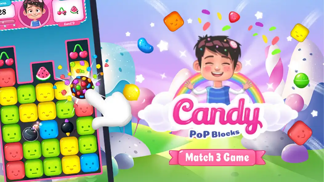 Play Pop Blocks:Candy Blocks Game  and enjoy Pop Blocks:Candy Blocks Game with UptoPlay