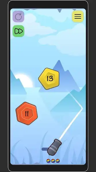 Play Pop Bricks: Rebound shooter  and enjoy Pop Bricks: Rebound shooter with UptoPlay