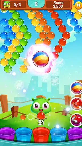 Play POP Bubble Shooter Pet as an online game POP Bubble Shooter Pet with UptoPlay
