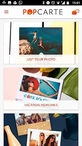 Play Popcarte - Send real postcard as an online game Popcarte - Send real postcard with UptoPlay