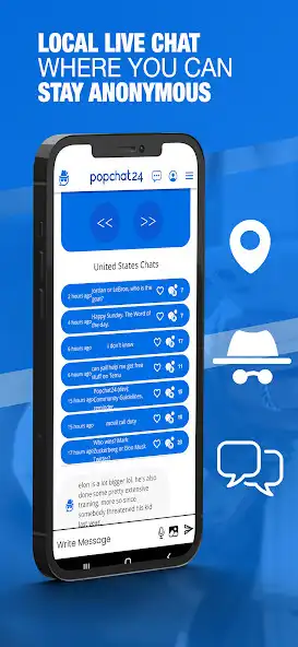 Play PopChat24 - Local Chat Rooms  and enjoy PopChat24 - Local Chat Rooms with UptoPlay
