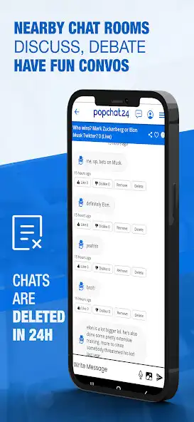 Play PopChat24 - Local Chat Rooms as an online game PopChat24 - Local Chat Rooms with UptoPlay