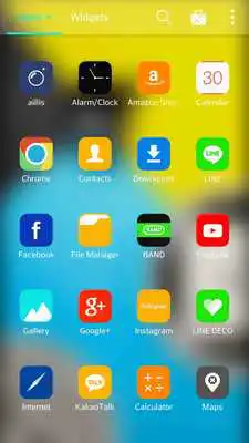 Play POP Color LINE Launcher theme
