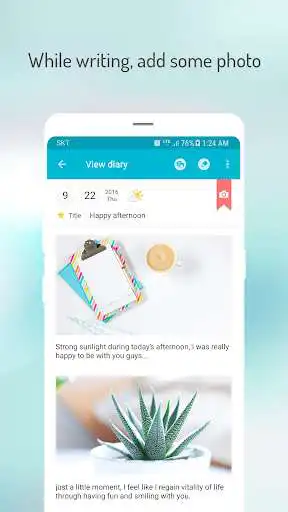 Play POPdiary+ : diary, journal  and enjoy POPdiary+ : diary, journal with UptoPlay