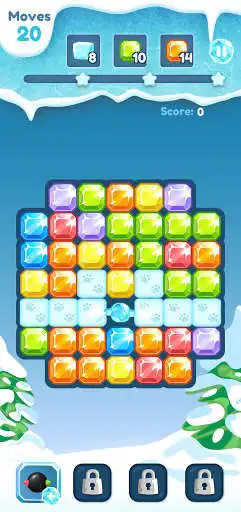 Play Pop frozen jewel as an online game Pop frozen jewel with UptoPlay