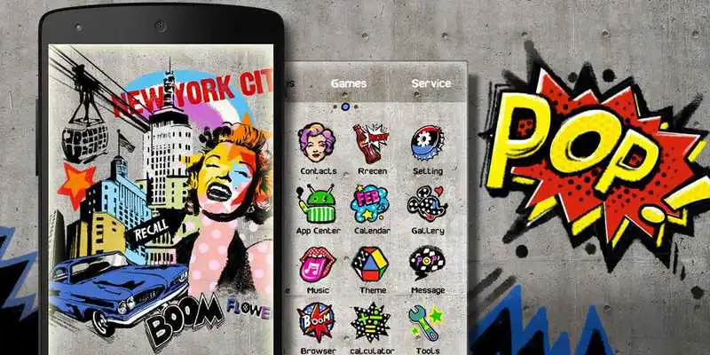 Play POP GO Launcher Theme