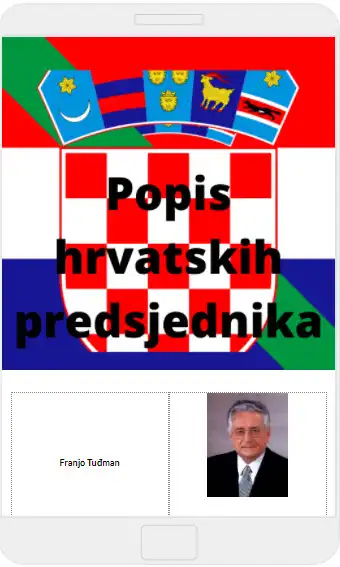 Play Popis hrvatskih predsjednika  and enjoy Popis hrvatskih predsjednika with UptoPlay
