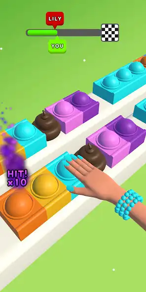 Play Pop It Colored Nails as an online game Pop It Colored Nails with UptoPlay