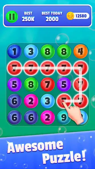 Play Pop It - Merge Number Bubbles  and enjoy Pop It - Merge Number Bubbles with UptoPlay