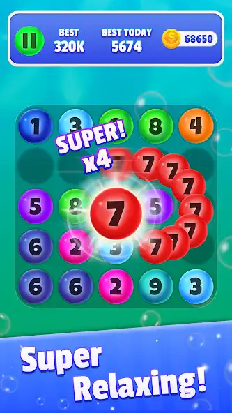 Play Pop It - Merge Number Bubbles as an online game Pop It - Merge Number Bubbles with UptoPlay
