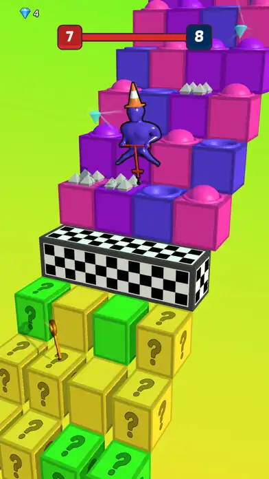 Play Pop It Run! 3D  and enjoy Pop It Run! 3D with UptoPlay