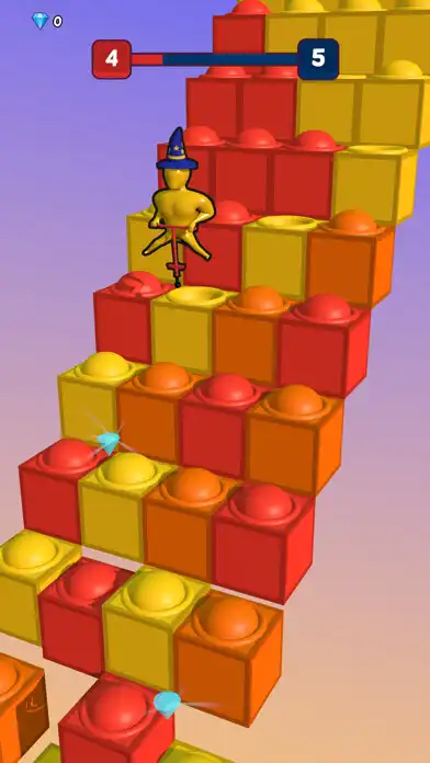 Play Pop It Run! 3D as an online game Pop It Run! 3D with UptoPlay