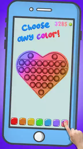Play Pop It - Simple dimple game fidget toy simulator as an online game Pop It - Simple dimple game fidget toy simulator with UptoPlay