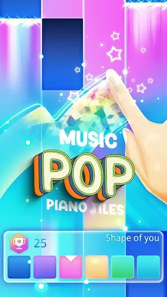 Play Pop Music Piano Tiles as an online game Pop Music Piano Tiles with UptoPlay
