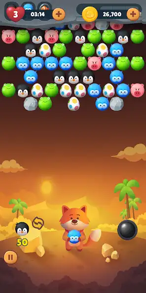Play Pop Pet Bubble as an online game Pop Pet Bubble with UptoPlay