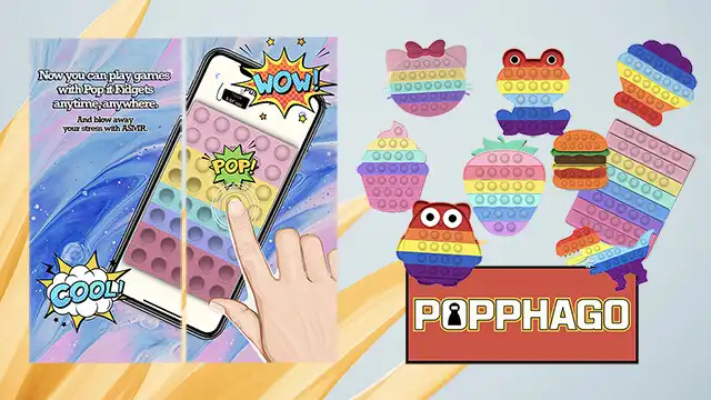 Play Popphago, Fidget Toy Game  and enjoy Popphago, Fidget Toy Game with UptoPlay