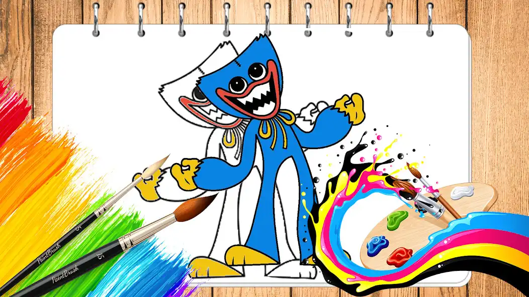 Play Poppy Coloring Play Time  and enjoy Poppy Coloring Play Time with UptoPlay