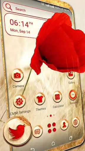 Play Poppy Flower Launcher Theme  and enjoy Poppy Flower Launcher Theme with UptoPlay
