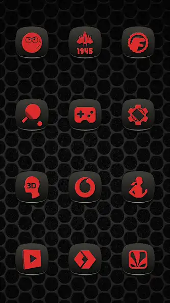 Play Pop Red On Black Icons as an online game Pop Red On Black Icons with UptoPlay