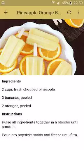 Play Popsicle recipes as an online game Popsicle recipes with UptoPlay
