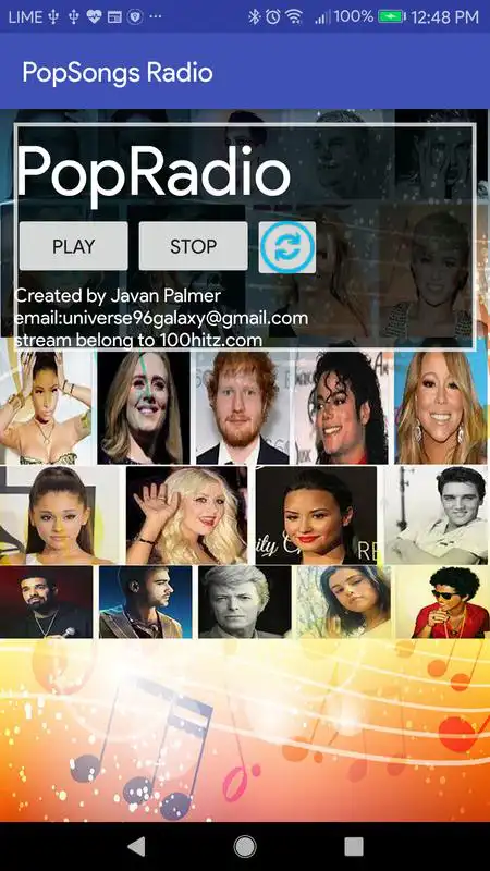 Play Pop Songs Radio with Top Hitz